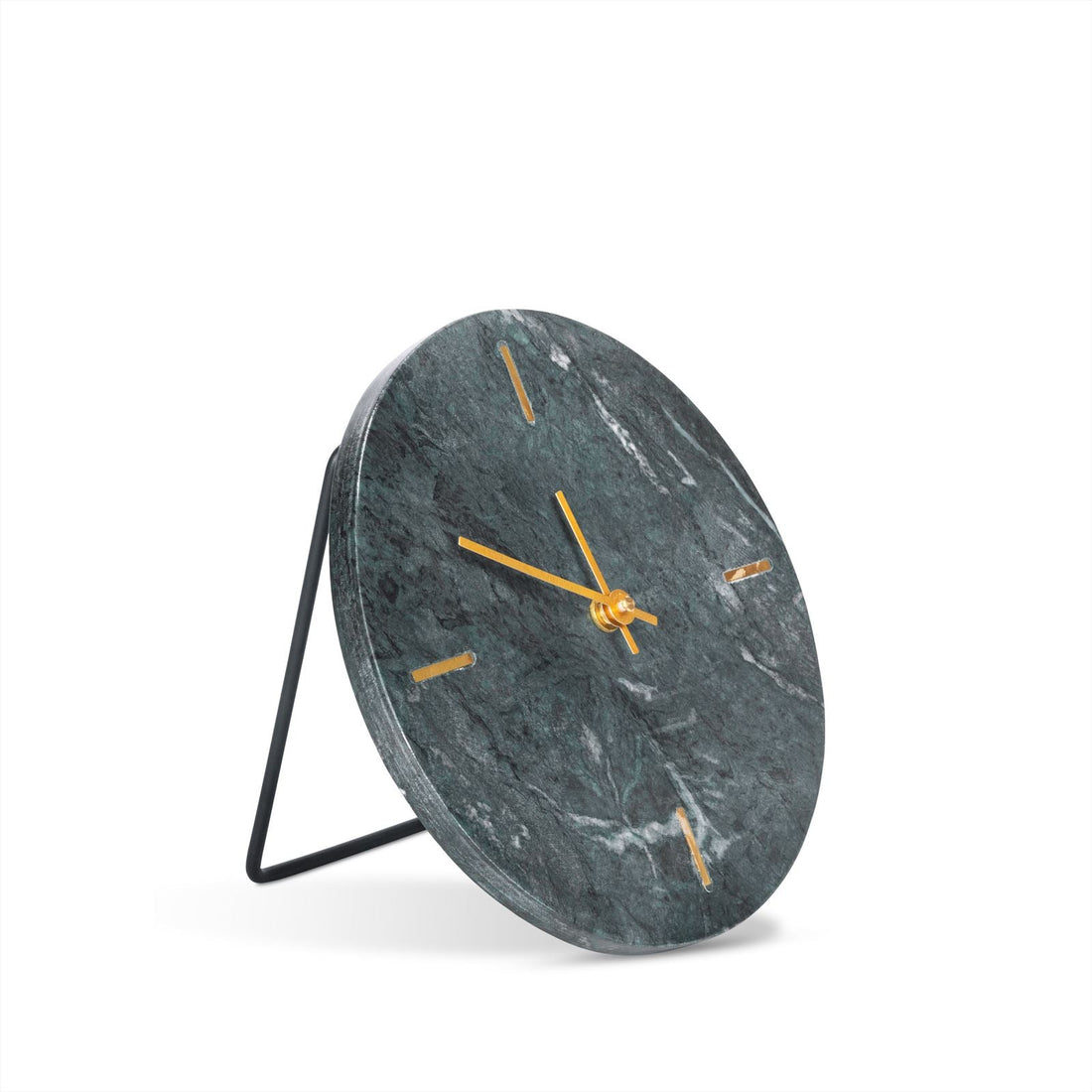 Kleine Groene Tafelklok - Industrieelinhuis.nl