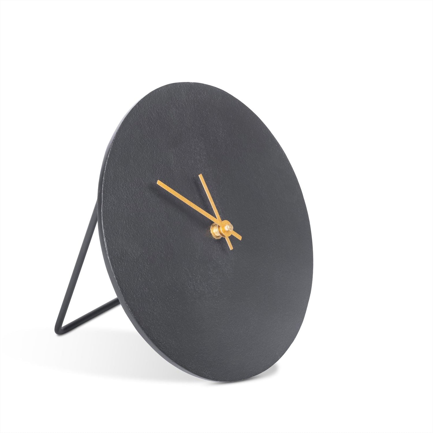 Kleine Zwarte Tafelklok - Industrieelinhuis.nl