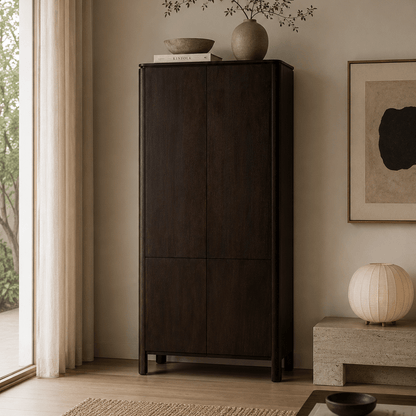 Kabinetkast Dallas Bruin Mangohout  90 cm