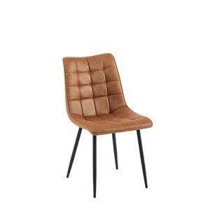 Dining Chair Lucille Cognac 4 pieces a box - Industrieelinhuis.nl