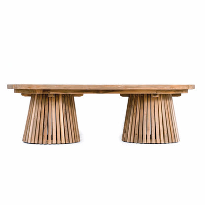 Tuin Salontafel Mirai Teak 130 - Industrieelinhuis.nl