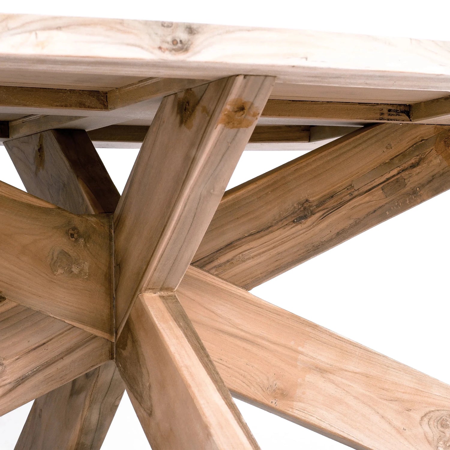 Tuin Salontafel Negara Ellips Teak - Industrieelinhuis.nl