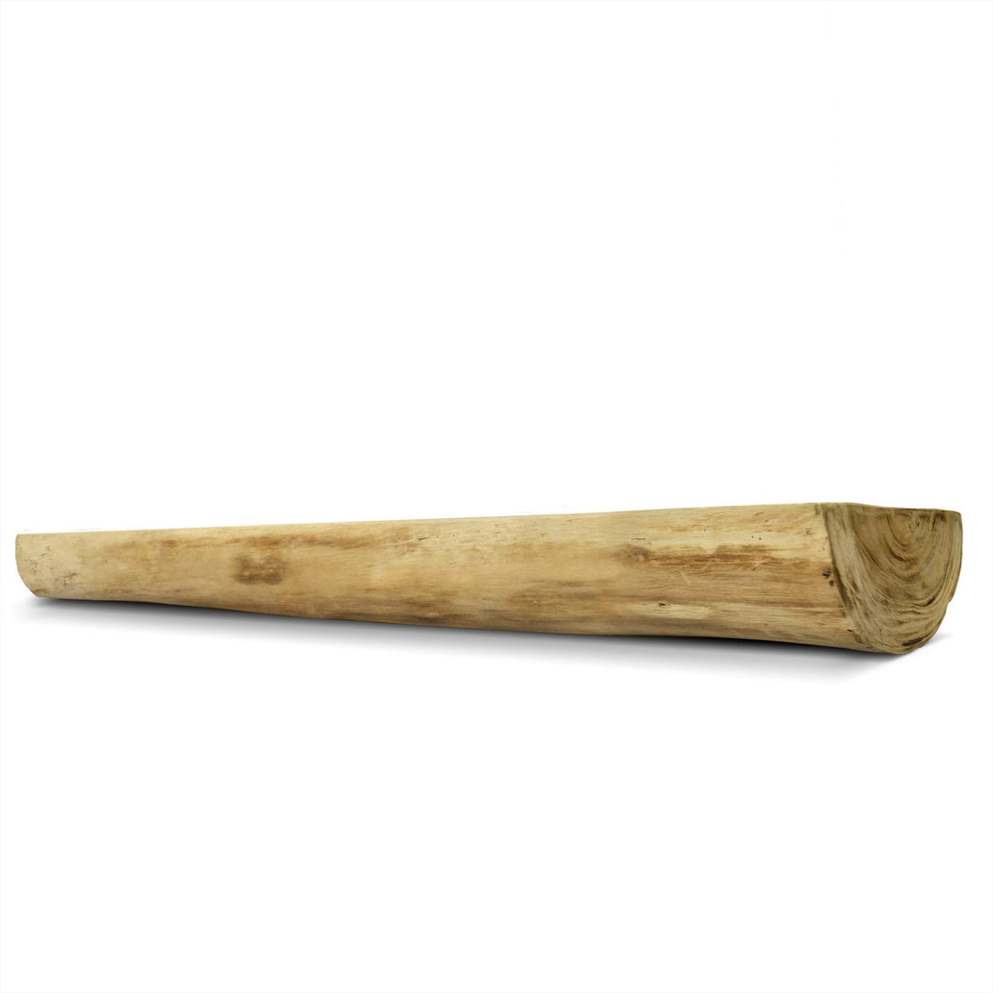 Wandplank Boomstam Teak - Industrieelinhuis.nl