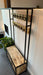 Garderoberek XL Industrieel Design | Mangohout en Staal | 100x40x190cm - Industrieelinhuis.nl