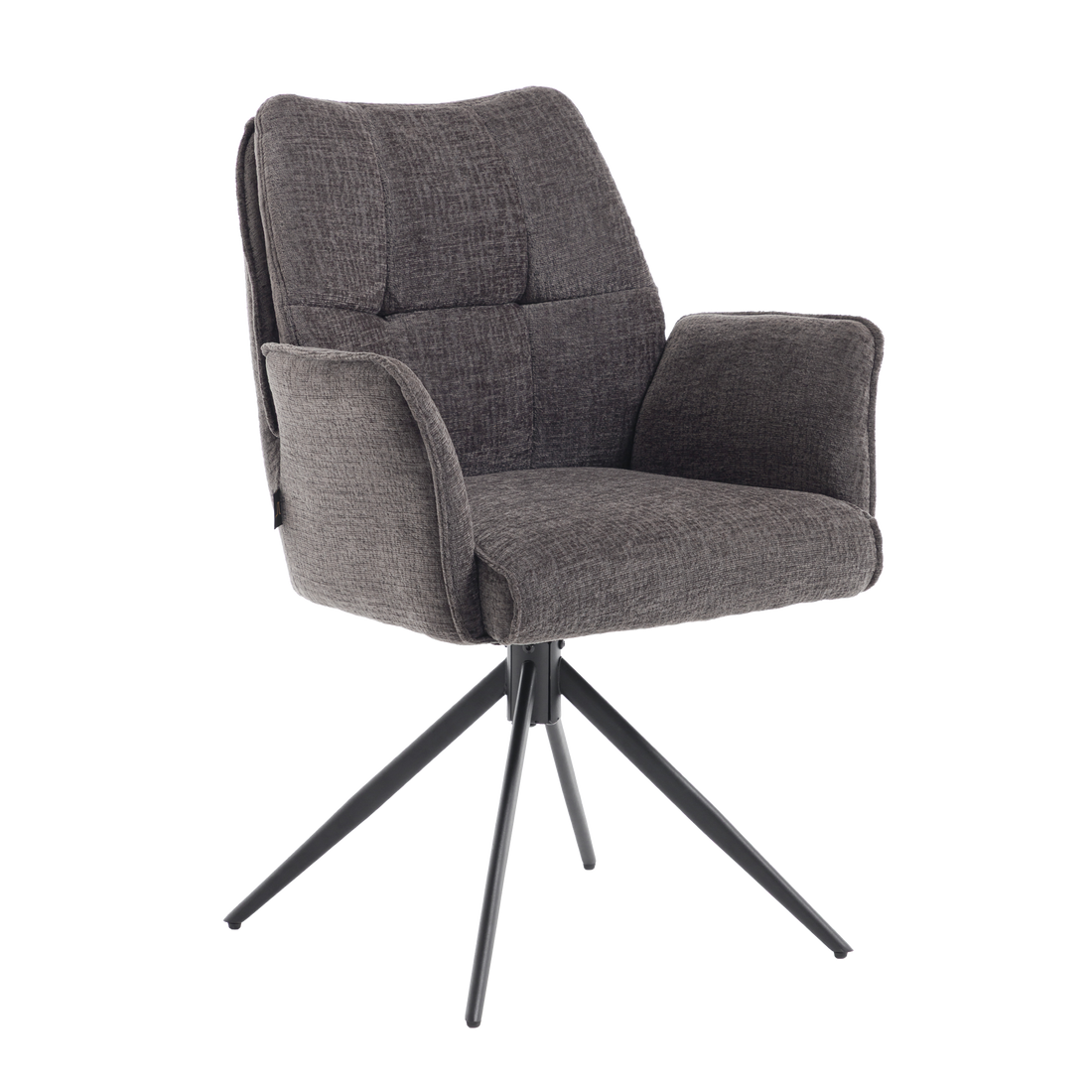 Eetkamerstoel Sem Tresor 16 Donkergrijs - Industrieelinhuis.nl