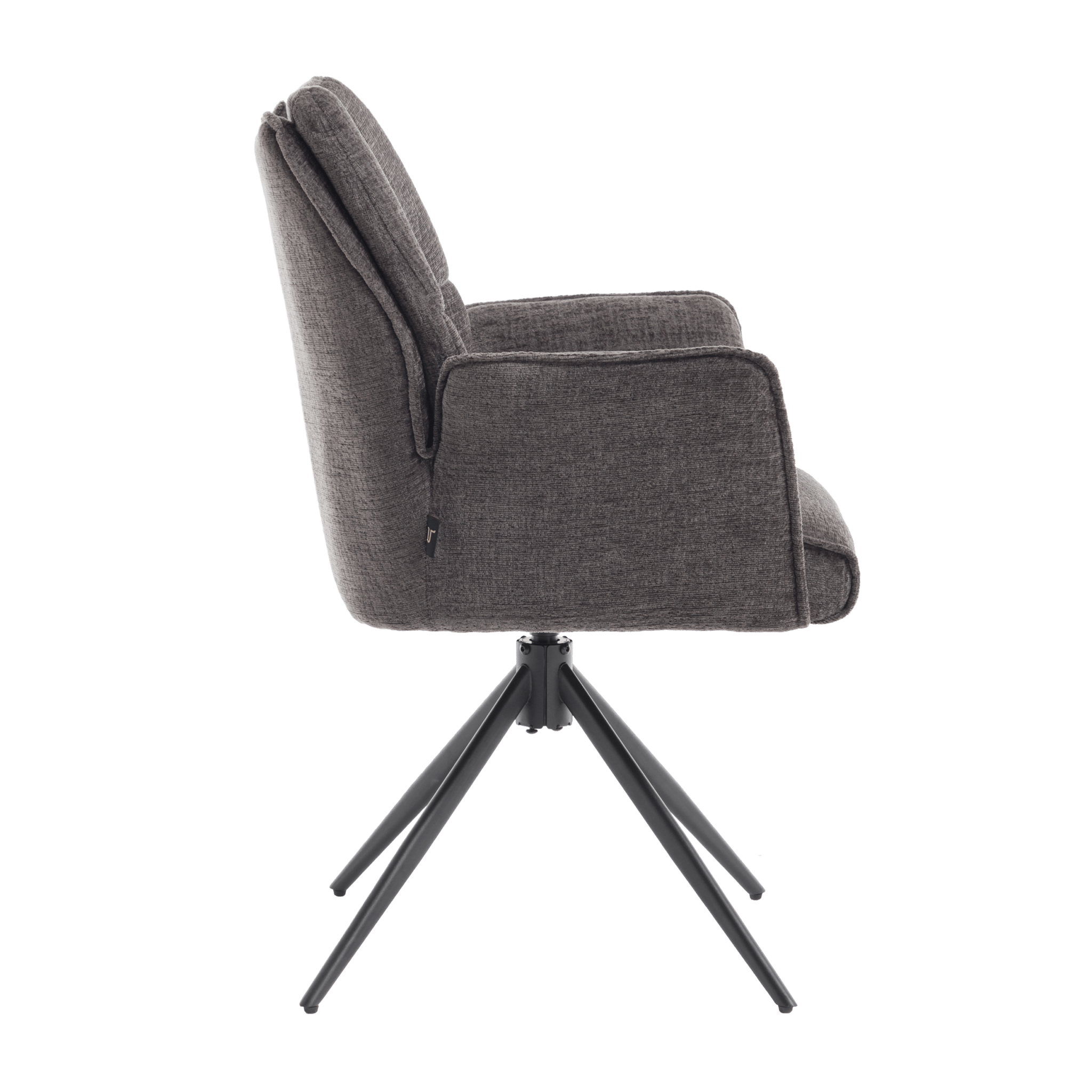 Eetkamerstoel Sem Tresor 16 Donkergrijs - Industrieelinhuis.nl