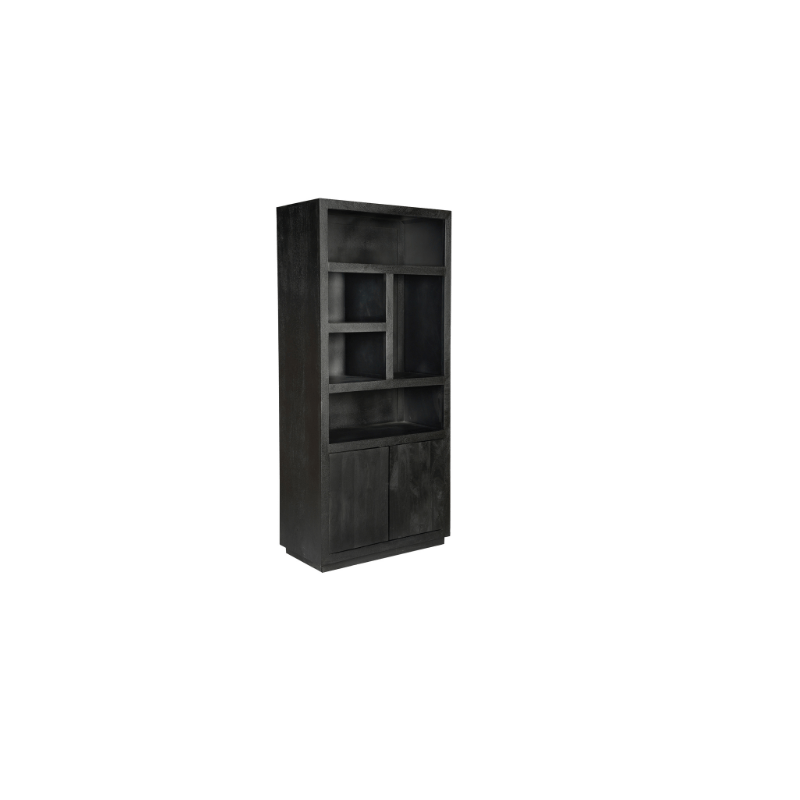 Vakkenkast Eclipse Black | 90 cm - Industrieelinhuis.nl