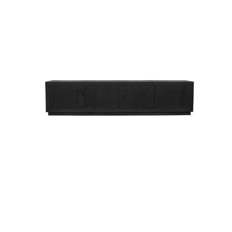 Tv meubel Brussel Black | 200 cm - Industrieelinhuis.nl