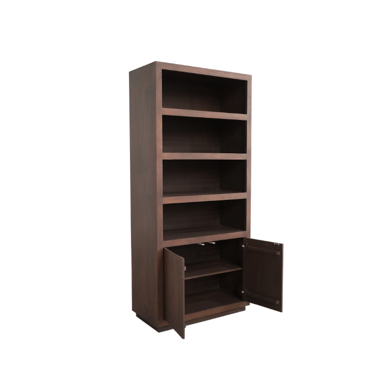 Boekenkast Eclipse Walnut | 90 cm - Industrieelinhuis.nl