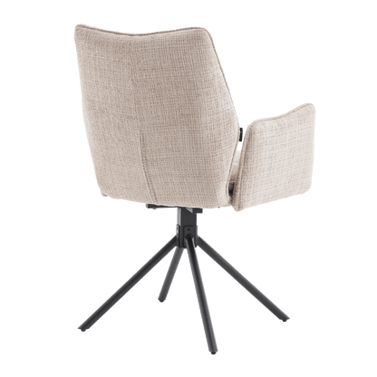 Eetkamerstoel Tim Cremona 14 Taupe - Industrieelinhuis.nl