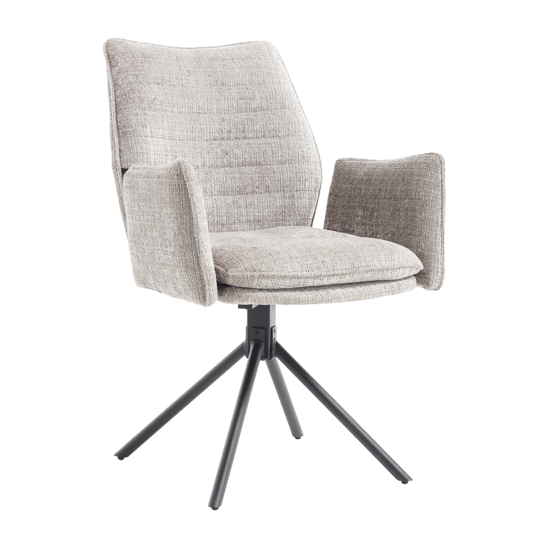 Eetkamerstoel Tim Cremona 85 Betongrijs - Industrieelinhuis.nl