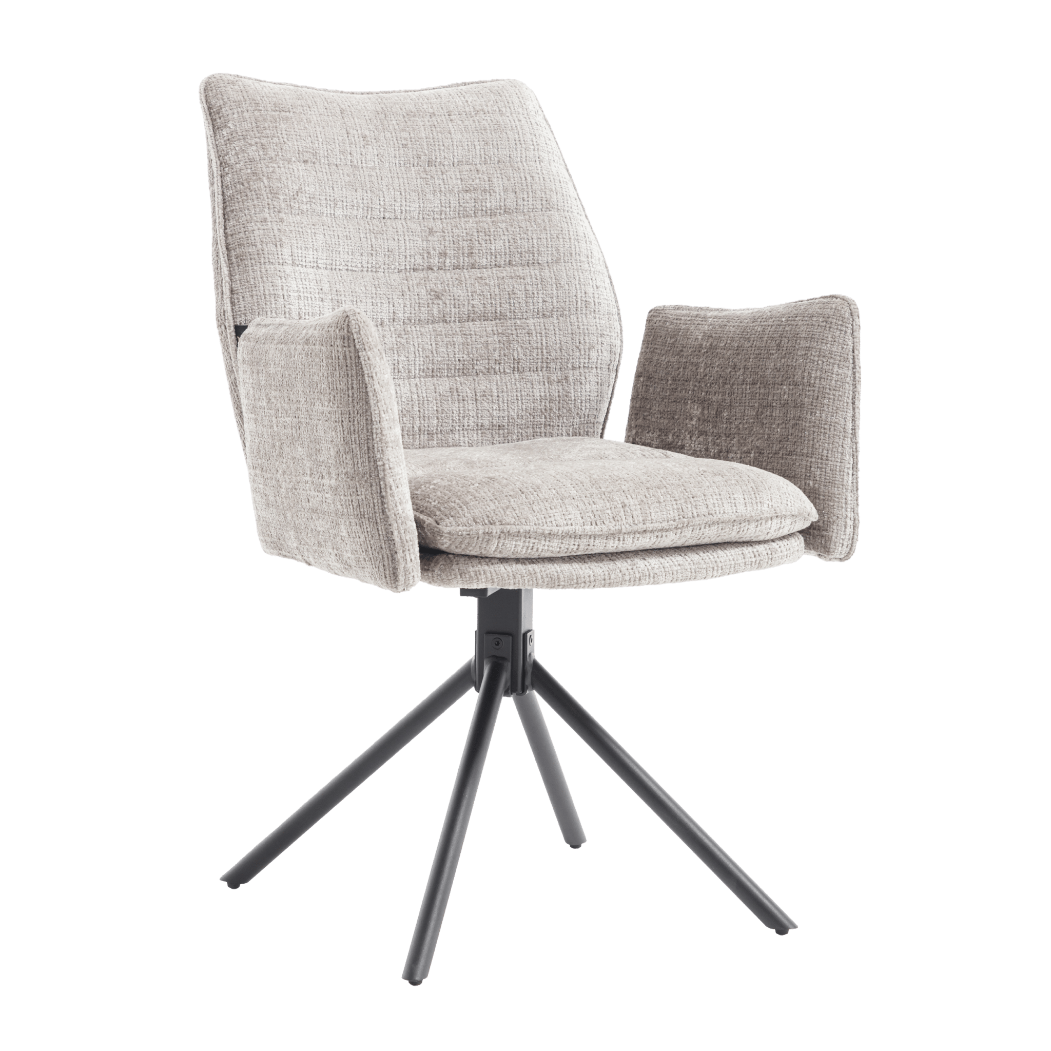 Eetkamerstoel Tim Cremona 85 Betongrijs - Industrieelinhuis.nl