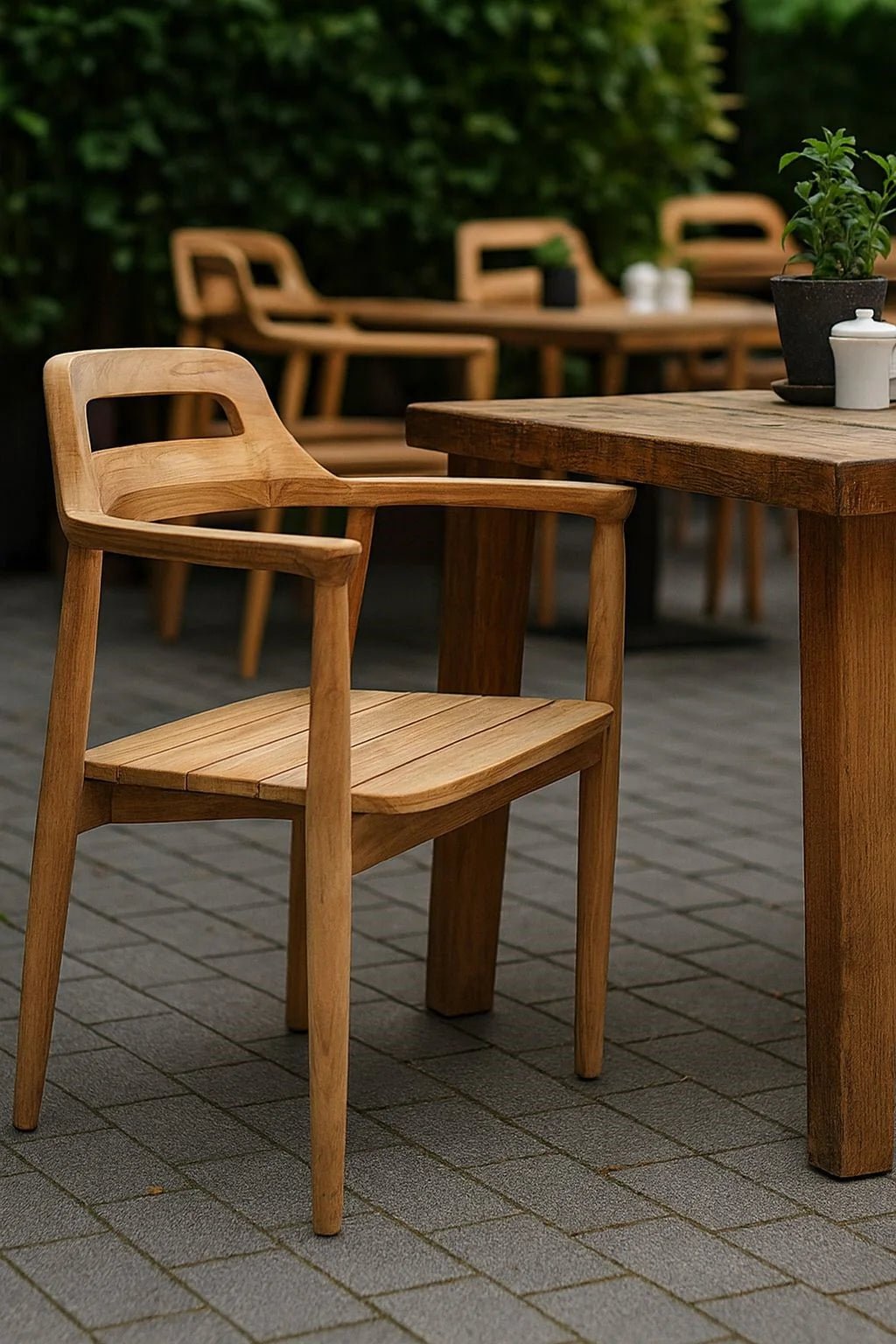 Tuinstoel Philipe Teak - Industrieelinhuis.nl