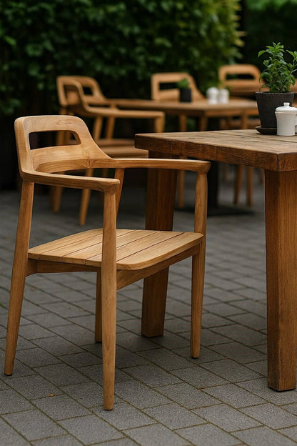 Tuinstoel Philipe Teak - Industrieelinhuis.nl
