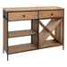 Wijnkast Dressoir Barkast "Jochem" Industrieel Design | Essenhout en Staal | 118x32x94cm - Industrieelinhuis.nl