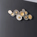 Wanddecoratie Ronde objecten | Metaal | 119x6,5x59cm - Industrieelinhuis.nl