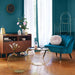 Salontafel set rond Industrieel Design | Staal Goud met zwart | 66.5x41.5cm - Industrieelinhuis.nl