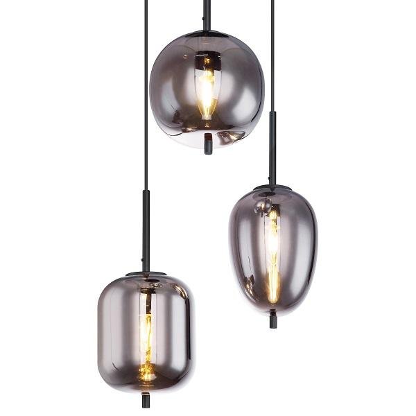 Hanglamp Eettafel - Industrieel Design | Smoke Glas | 120cm - Industrieelinhuis.nl
