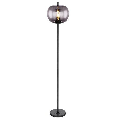 Vloerlamp / Staande lamp - Industrieel Design | Smoke Glas | 160cm - Industrieelinhuis.nl