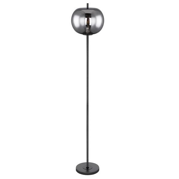 Vloerlamp / Staande lamp - Industrieel Design | Smoke Glas | 160cm - Industrieelinhuis.nl