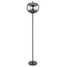 Vloerlamp / Staande lamp - Industrieel Design | Smoke Glas | 160cm - Industrieelinhuis.nl