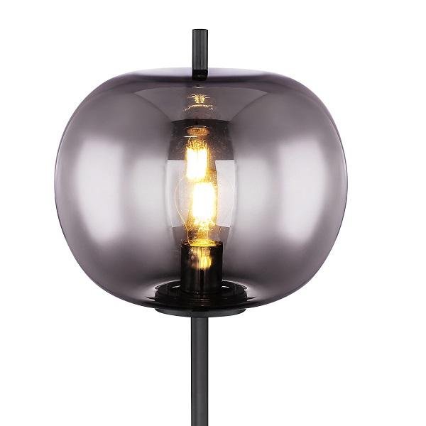 Vloerlamp / Staande lamp - Industrieel Design | Smoke Glas | 160cm - Industrieelinhuis.nl