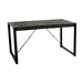 Eettafel / Keukentafel Industrieel Design | Zwart Mangohout en Staal | 140x80x76cm - Industrieelinhuis.nl