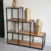 Boekenkast schappenkast 90x30x90cm - Industrieelinhuis.nl