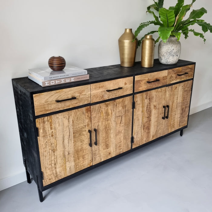 Sterre 4 Drawer Sideboard 175 - Industrieelinhuis.nl