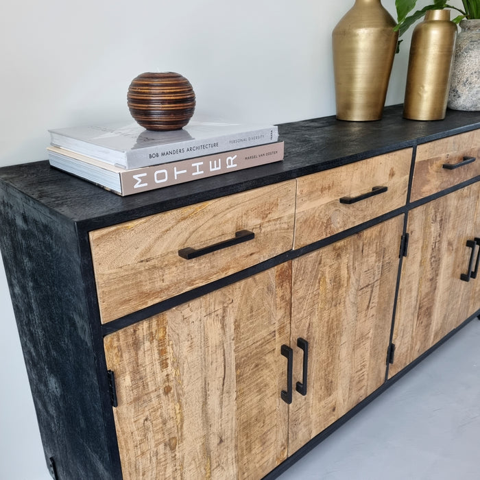 Sterre 4 Drawer Sideboard 175 - Industrieelinhuis.nl