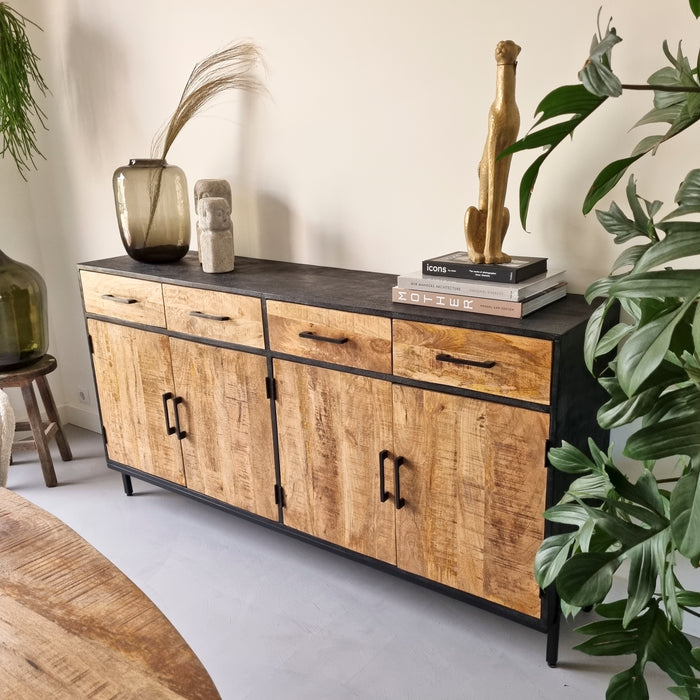 Sterre 4 Drawer Sideboard 175 - Industrieelinhuis.nl