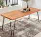 Eettafel / Keukentafel Industrieel Design | Acacia en Staal | 180-200 - Industrieelinhuis.nl