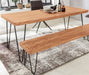 Eettafel / Keukentafel Industrieel Design | Acacia en Staal | 180-200 - Industrieelinhuis.nl