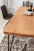 Eettafel / Keukentafel Industrieel Design | Acacia en Staal | 180-200 - Industrieelinhuis.nl