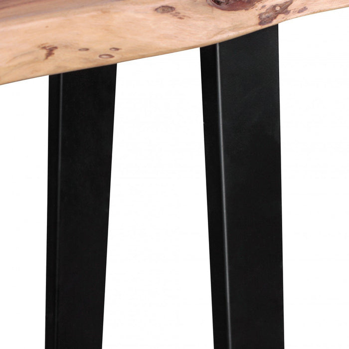 Console tafel GAYA landelijke stijl bureau acacia kaptafel secretaris massief hout - Industrieelinhuis.nl