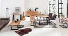 Console tafel GAYA landelijke stijl bureau acacia kaptafel secretaris massief hout - Industrieelinhuis.nl