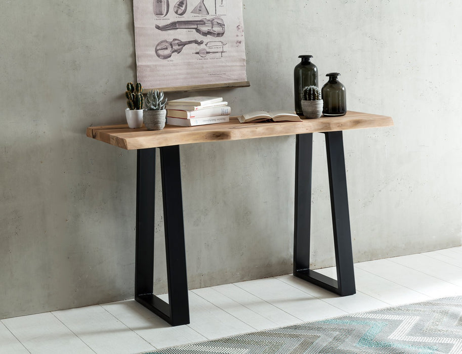 Console tafel GAYA landelijke stijl bureau acacia kaptafel secretaris massief hout - Industrieelinhuis.nl