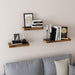 Zwevend schap Industrieel Design | Houtlook | 80x20x3,8cm - Industrieelinhuis.nl