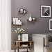 Set van 3 schappen Industrieel Design | Houtlook en Staal 30-35-40cm - Industrieelinhuis.nl