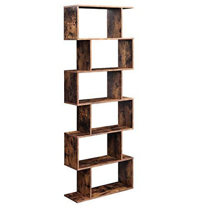 Schappenkast / Boekenkast Industrieel Design | Houtlook en Staal | 70x24x190,5cm - Industrieelinhuis.nl