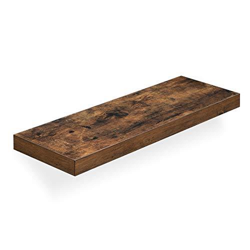 Zwevend schap Industrieel Design | Houtlook | 80x20x3,8cm - Industrieelinhuis.nl