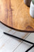 Beistelltisch 40x46x40cm Sheesham Holz Metall Couchtisch | Industrial Style Echtholz Tischchen Wohnzimmer | Holztisch Sofatisch Metallbeine | Anstelltisch Dekotisch Rosenholz - Industrieelinhuis.nl