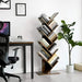 Staande boekenkast Industrieel Design | Houtlook | 50x25x141,5cm - Industrieelinhuis.nl
