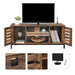 TV-meubel Industrieel Design | Houtlook en Staal | 110x40x50cm - Industrieelinhuis.nl