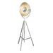 Vloerlamp / Driepoot - Studiolamp Industrieel Design | Grijs met Zilver | 180cm - Industrieelinhuis.nl