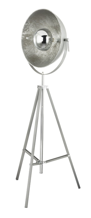 Vloerlamp / Driepoot - Studiolamp Industrieel Design | Grijs met Zilver | 180cm - Industrieelinhuis.nl