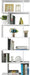 Schappenkast / Boekenkast Industrieel Design | Wit | 70x24x190,5cm - Industrieelinhuis.nl