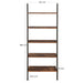 Ladderkast / Schappenkast Industrieel Design | Houtlook en Staal | 64x34x186cm - Industrieelinhuis.nl