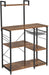 Opbergrek keuken Industrieel Design | Houtlook en Staal | 90x40x132cm - Industrieelinhuis.nl