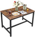 Eettafel Industrieel Design | Houtlook en staal | 120x75x75cm - Industrieelinhuis.nl